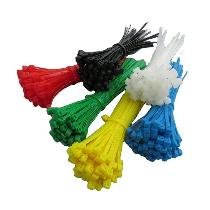 10*900mm nylon cable ties network cable tie strap assorted color cable tie self-locking nylon