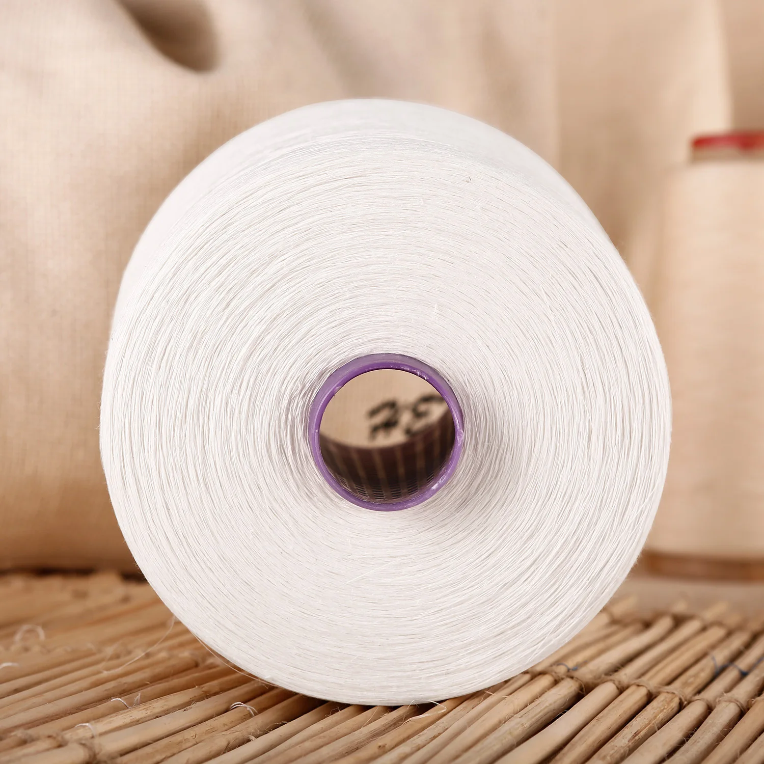 Nm7/1- Nm36/1 100% hemp long fiber wet spun yarn for knitting and woven fabrics hemp yarns