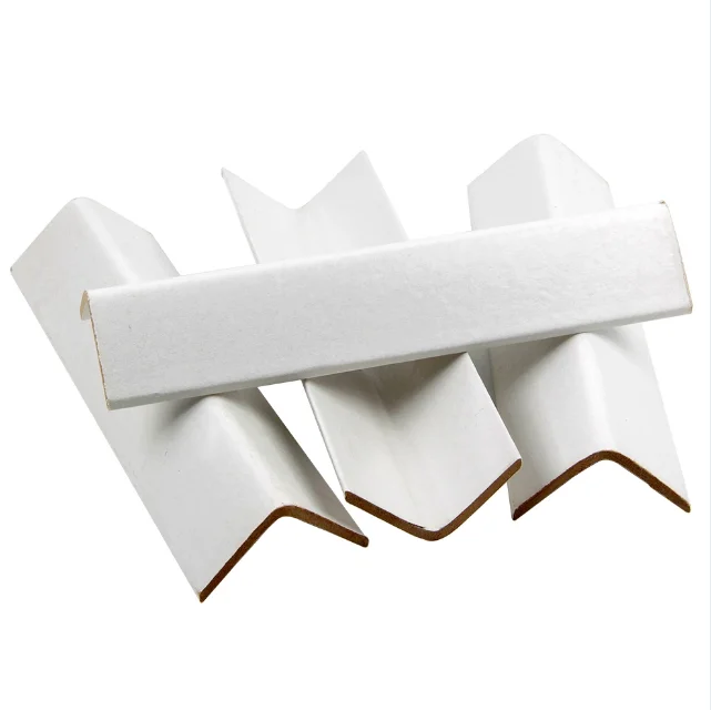 Hard Paper Pallet Edge Protectors L Craft Paper Angle Board for shipping