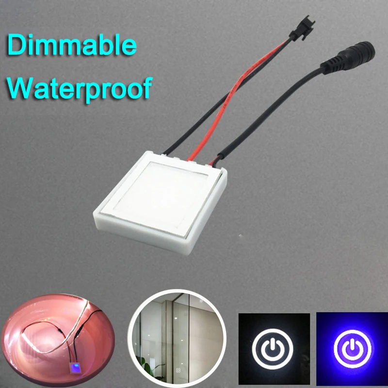 DC12V smart mirror touch dimming sensor switch LED bathroom vanity mirror Touch Sensor