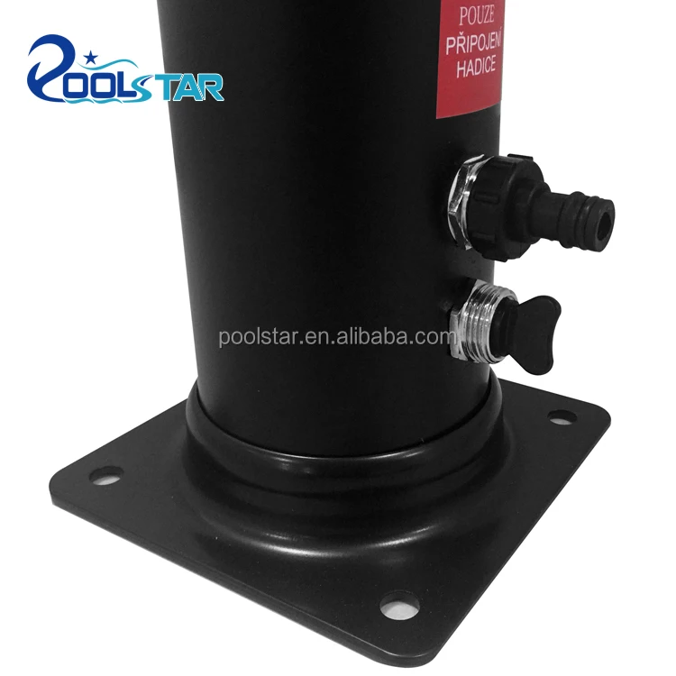 Poolstar P2601 Outdoor Solar Shower Head Free Standing Easy Set Up Made of Durable PVC Material