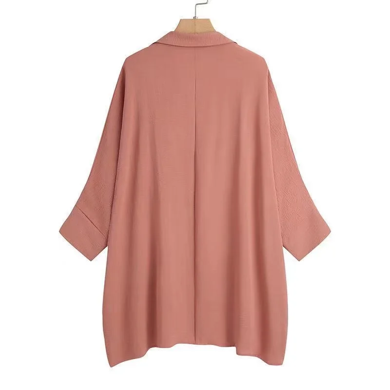New Long Sleeve Loose Muslim Shirts Casual Plus Size Muslim Shirts For Women
