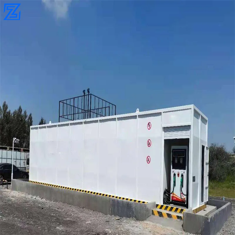Service Station Equipment 20ft and 40ft Skid Tank Mobile Fuel Filling Container Mobile Container Petrol Station