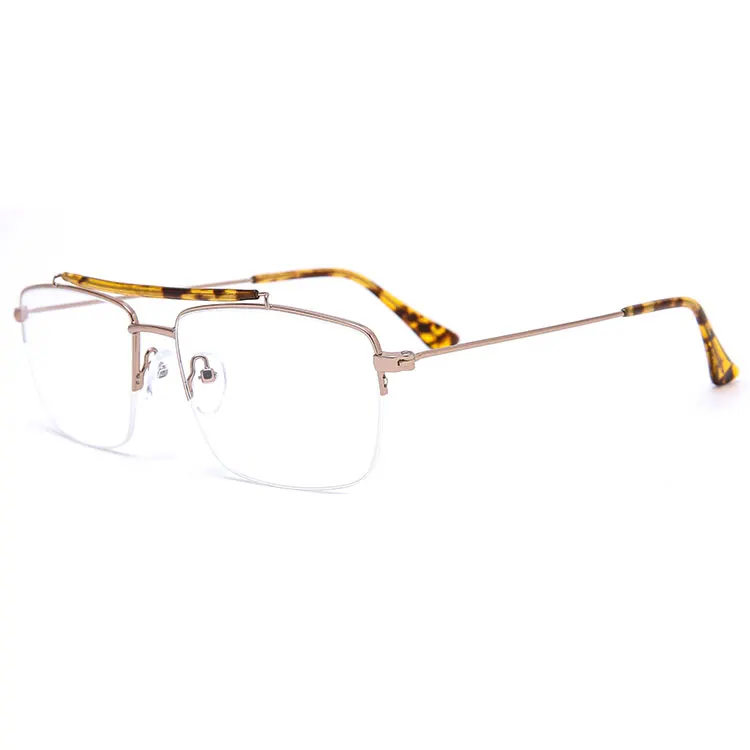 Очки медицинские Полуободковые с оптической оправой для мужчин и женщин, 18017-1