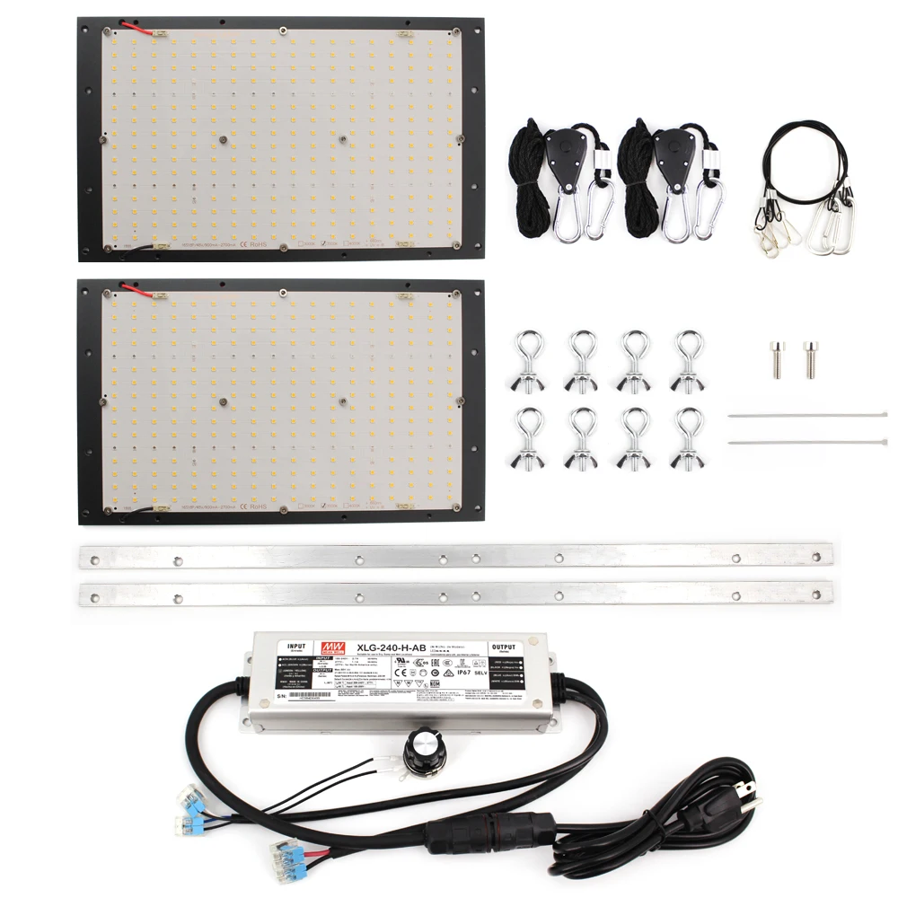  Светодиодная панель 240 Вт QB288 V3 lm301h mix 660 нм uv ir 2xQB288 для палатки выращивания