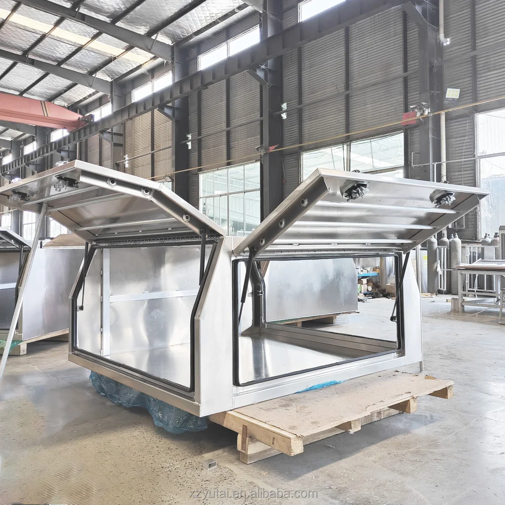 Custom high quality Heavy Duty Ute Aluminum Canopy,Aluminum Tool Box for Truck PickUp