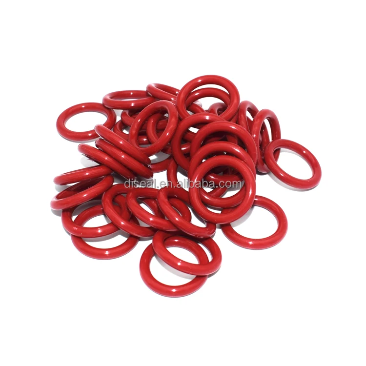 OD10xID7xCS1.5MM высокотемпературная силиконовая резиновая красная уплотнительная прокладка VMQ ORing круглые силиконовые уплотнительные кольца
