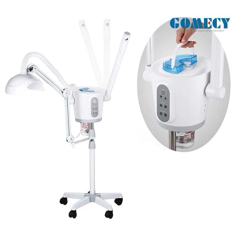 7 color lights led photon therapy facial nano mist spray PDT LED light therapy beauty machine for anti-aging skin rejuvenation