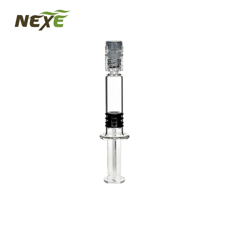 
Factory Supply High Quality Glass Luer Lock Syringe for CBD Oil OEM Logo Packaging 