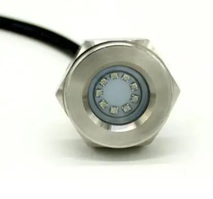 WEIKEN High Quality 316 Stainless Steel 27W 12V 1/2 NPT Waterproof Underwater Boat Trailer Lights LED Drain Plug Lights