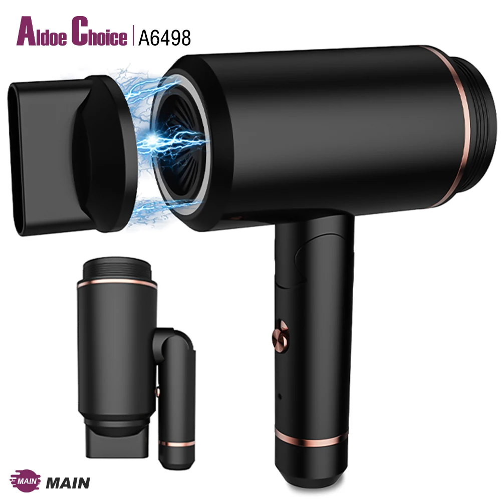 Профессиональный портативный фен с ионным феном для гостиниц, бытовой перезаряжаемый беспроводной фен, чистый английский 400 Вт