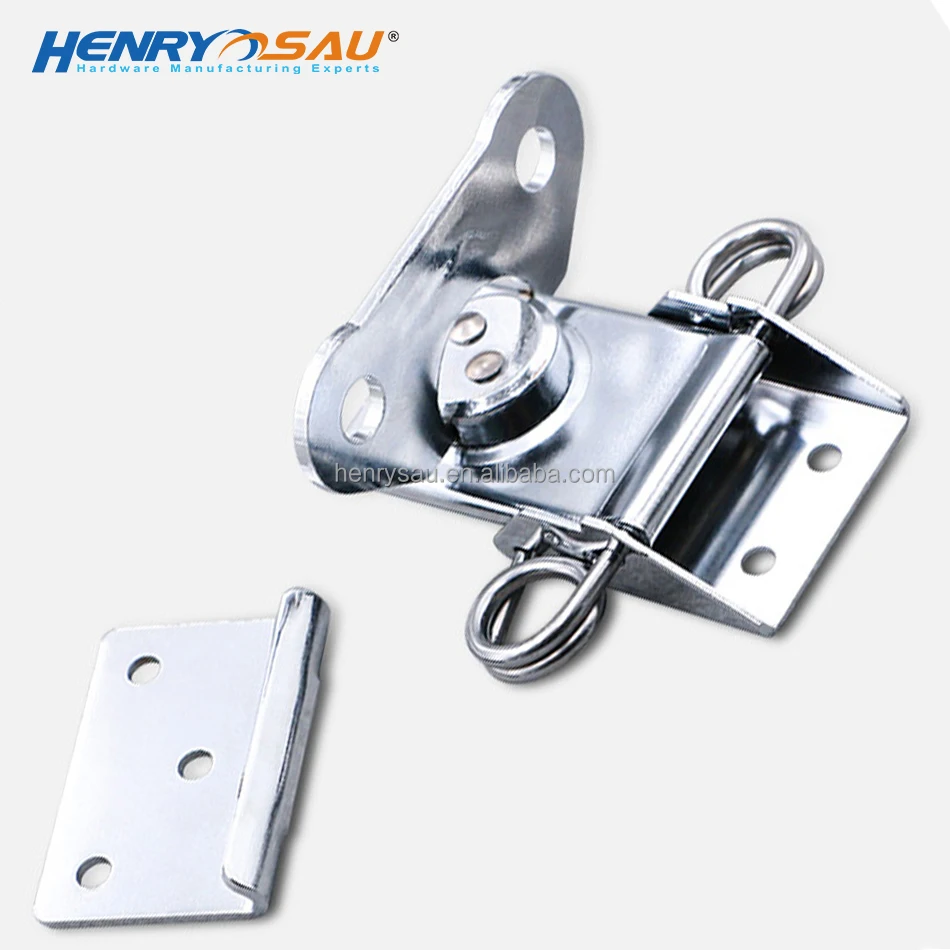 solid & stable wooden case import&export packing case clasp butterfly lock core big 304 stainless steel fastener twist latch