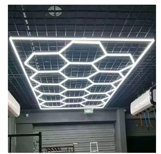 Car Detailing Honeycomb Hexagon Led Lights For Garage
