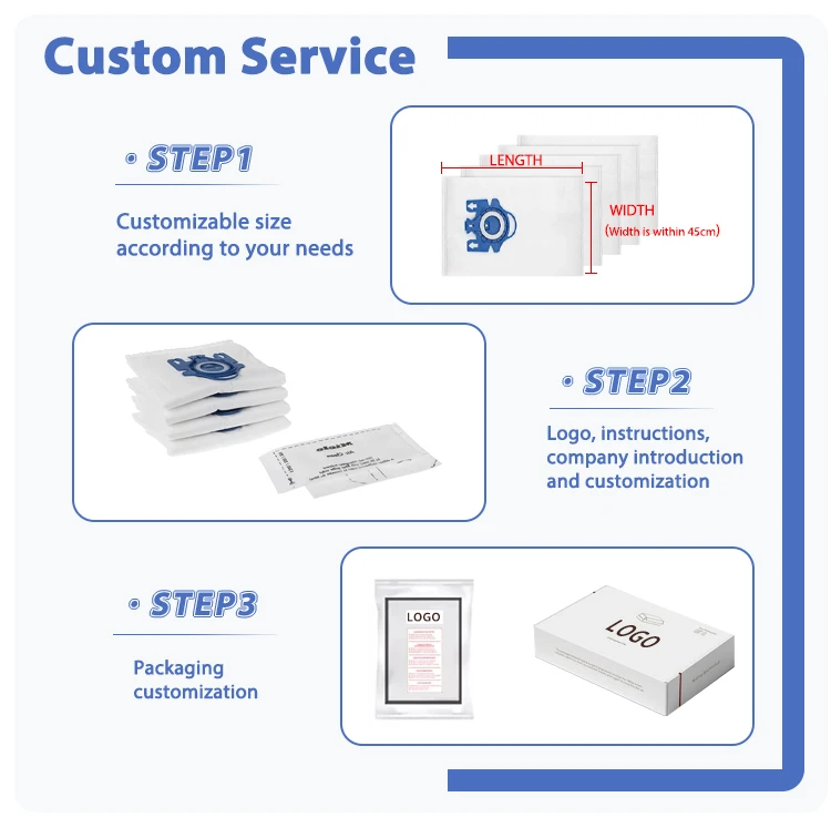 Best Prices Customization Self Clean Extractor Microfiber Vacuum Cleaner Dust Bag CTL36 Extractor bag