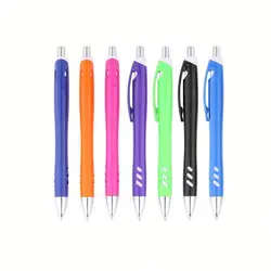 Promotion plastic ball pen with soft touch