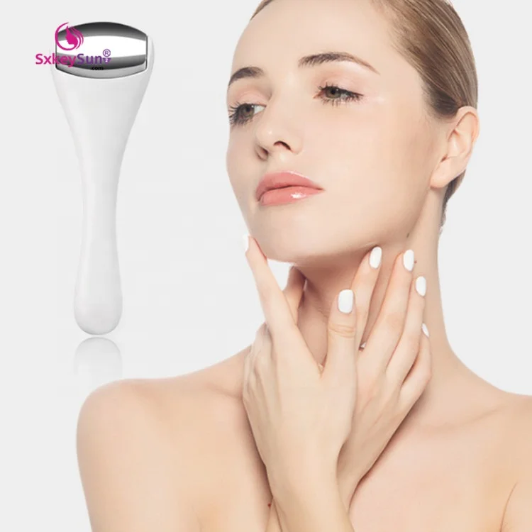 Новый дизайн, частная этикетка 2 в q из нержавеющей стали, первоклассный Бронзовый ручной ролик для холодного льда, терапевтический металлический массажный ролик для льда