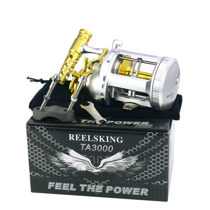 Horizon 15BB Trolling Reel Angelrolle Aluminum CNC Saltwater Big Game Fishing Reel Molinete Pesca Conventional Jigging Reel