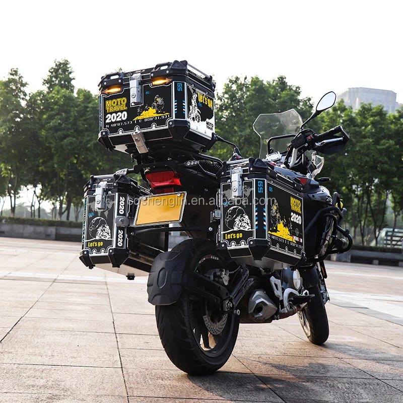
Shenglin Motorcycle Top Case Scooter Aluminum Tail Boxes 