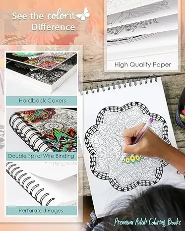 Custom Coloring Book Product Cheapest Adult Art Fuzzy Posters To Color