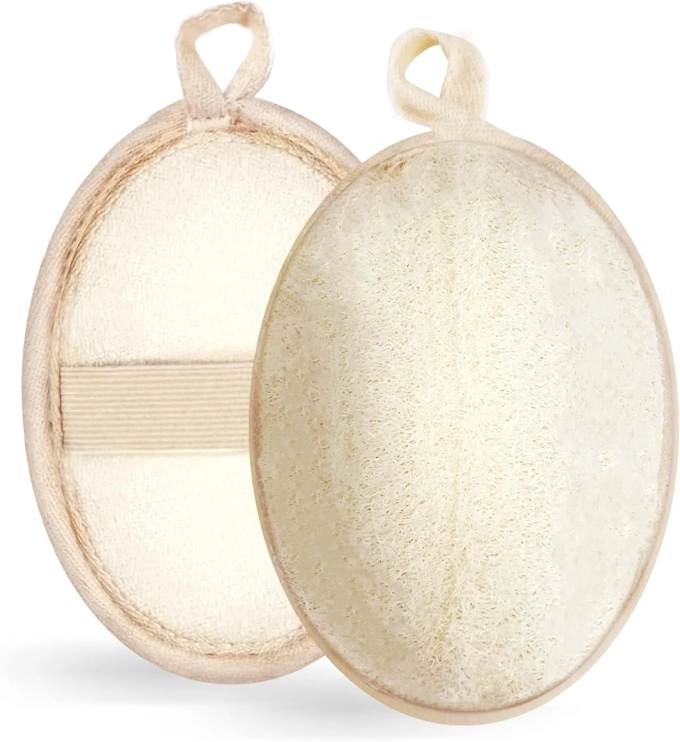 Biodegradable Luffa Pads Natural Loofah Sponge Exfoliating Body Scrubber for Shower Bath Shower Loofah Sponge