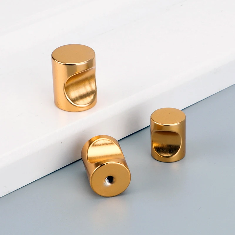16/18/20mm Cheap Price Aluminum Furniture Handle Drawer Single Hole Aluminum Knobs