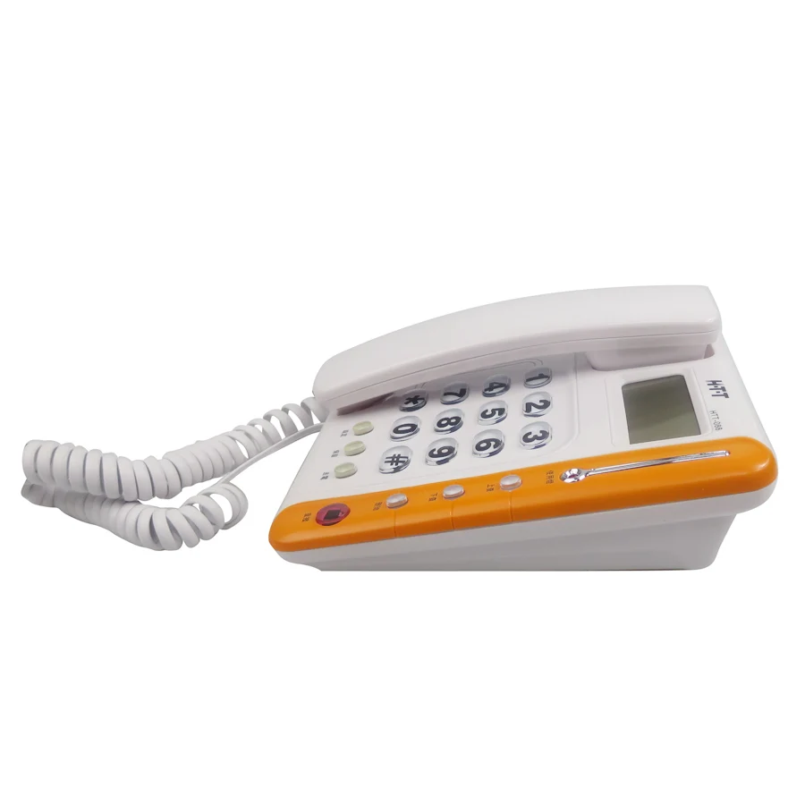 Shenzhen Mini telephone Design with LED Indicator for Incoming Calls and Powered From Telephone Line  Slim Phone
