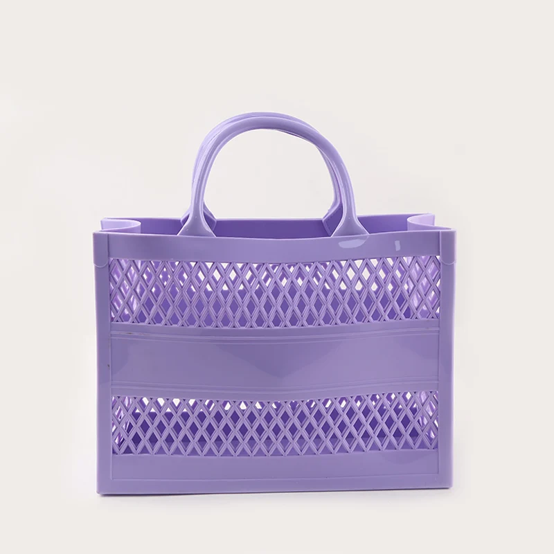 Guangzhou Supplier New Plastic PVC Purse for Girls Retro Style Jelly Purse Cute Beach Bag