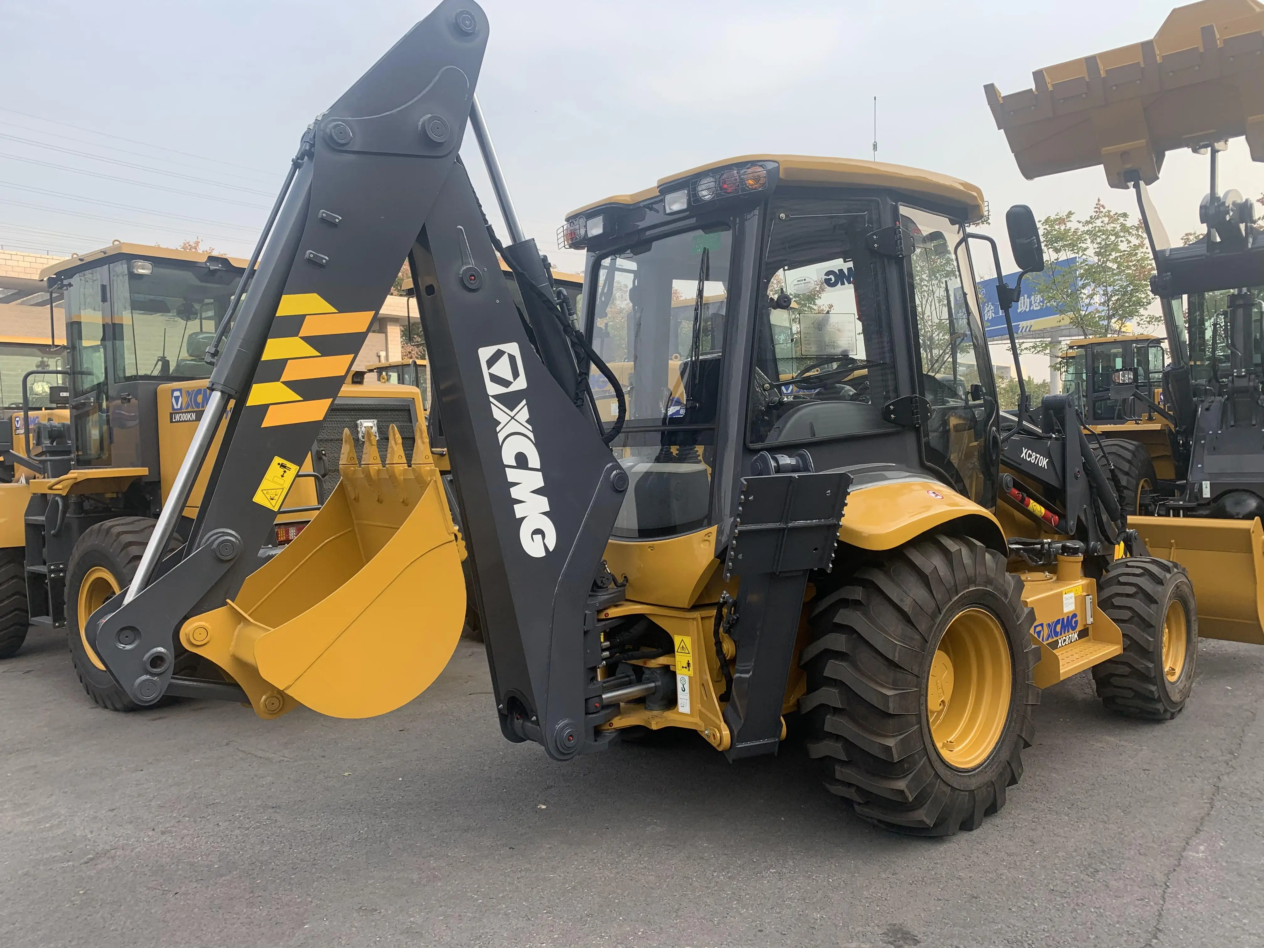  XCMG XC870K китайский колесный экскаватор и экскаватор-погрузчик цена для продажи Сделано в