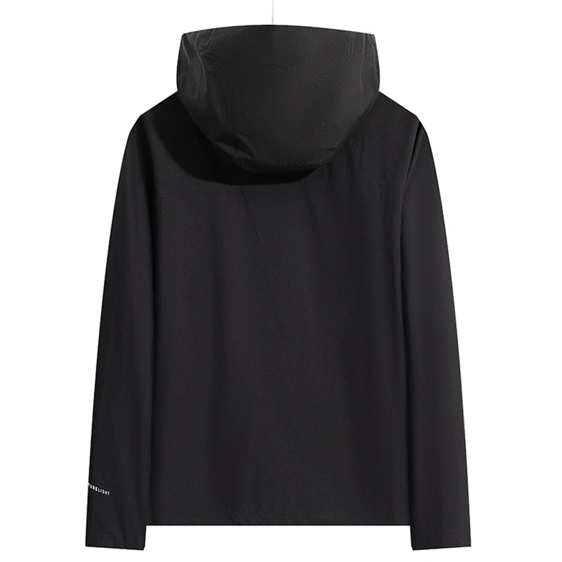 Custom Logo Blank Outdoor Jacket Waterproof Windbreaker Jackets Plus Size Lightweight Soft Shell Jacket