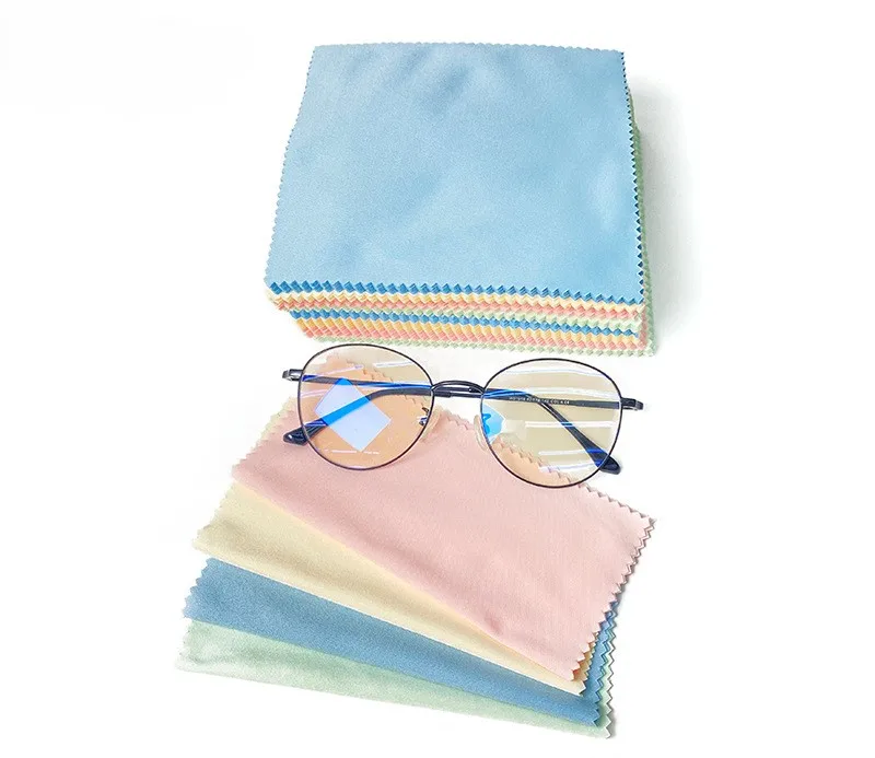 2024 Wholesale Fine Fiber Solid Color Fashion Glasses Cloth for Glasses