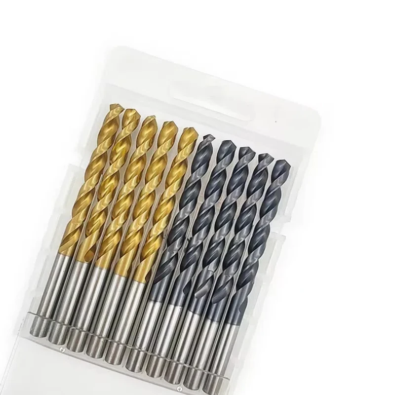 Din 338 German HSS M35 Cobalt 5% Twist Drill Bit M35 Cobalt Steel Drill Dit High-Strength Eccentric Twist Drill Bit
