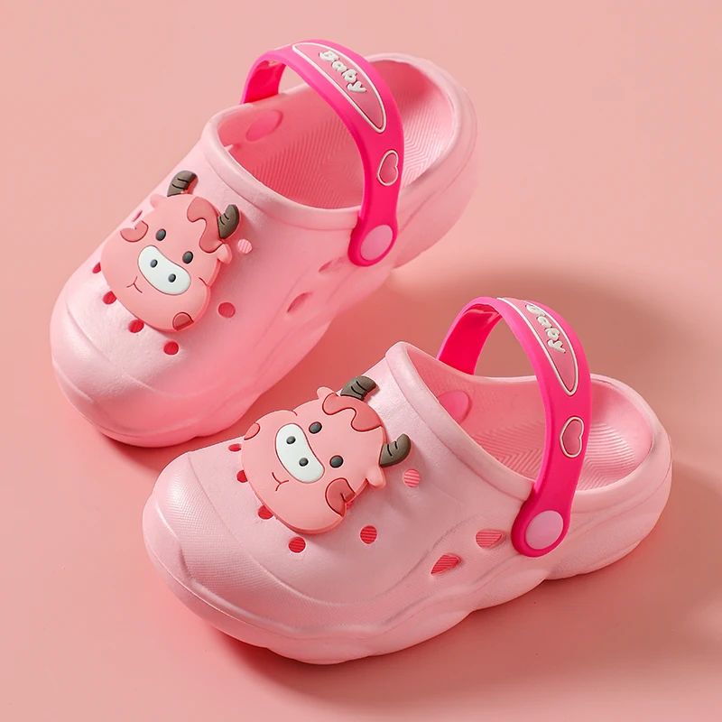 
Latest Hotesale Cheap Pink Baby Girl Sandals Beach Garden Shoes EVA Clogs Cartoon Kids Shoes Slippers for Baby Girl 