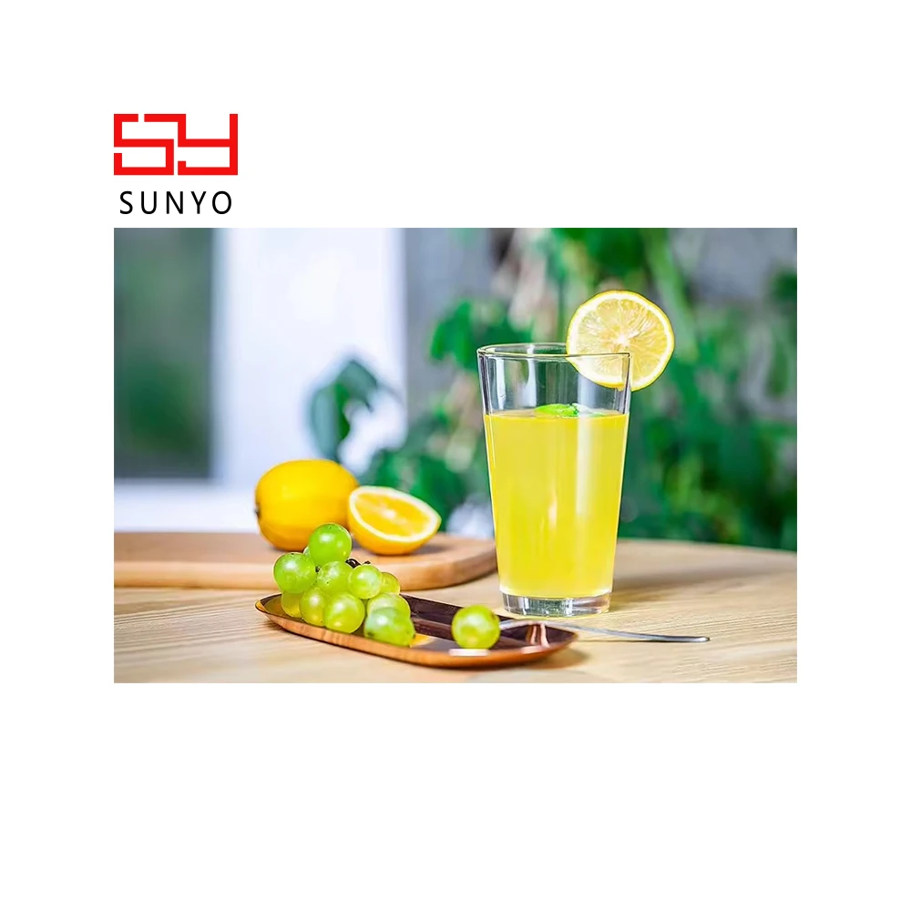 Sunyo Handmade Lead Free Crystal clear glass Pint Beer Glass And Half Pint Beer Glass