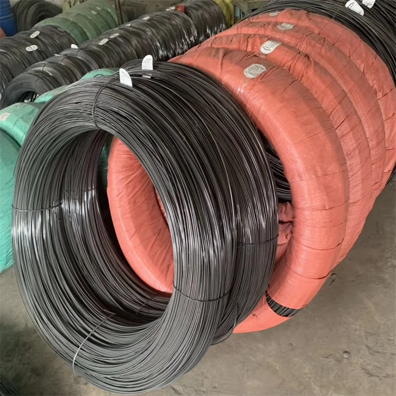 China factory cheap price 65#70#customize size dia carbon black spring coil steel wire for making mattress inner spring