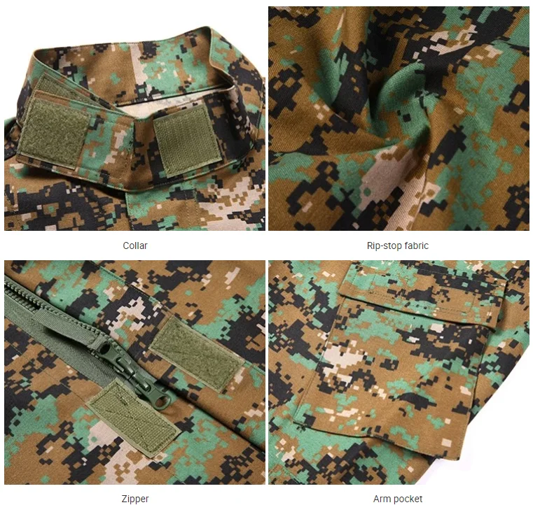 CVC 6535 fabric combat tactical uniform with pant wholesale uniform camouflage dress uniform
