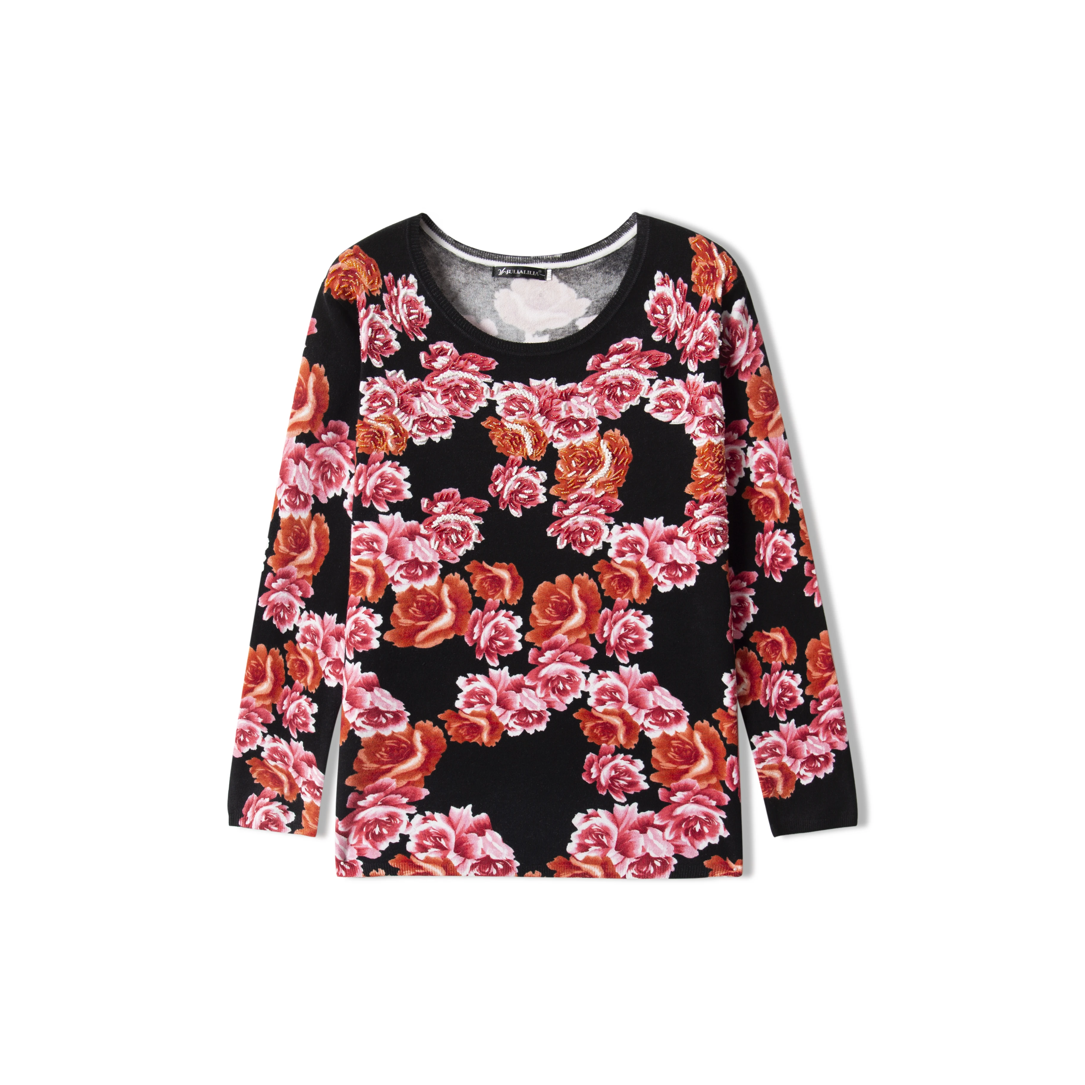 Fashion the elderly autumn and winter warm lady blouse T - shirt sweater