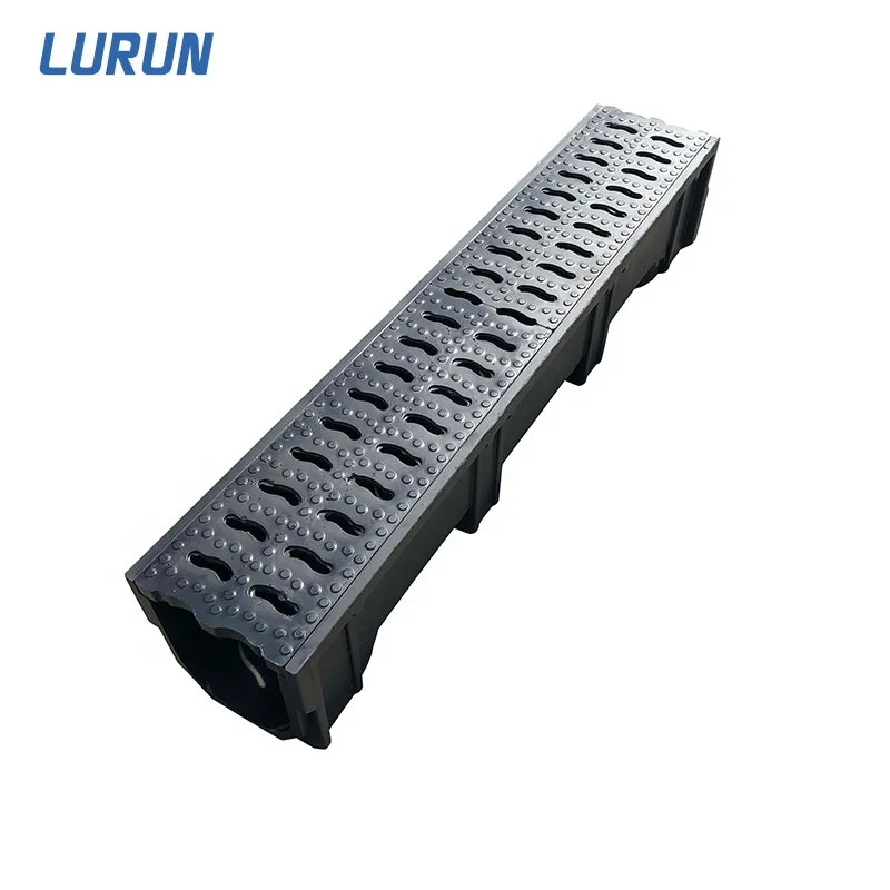 Professional Manufacturer Long Life gutterway Drainage Slot Rain Water frp Drainage ditch liner