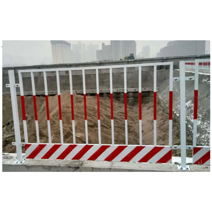 Mobile Expressway Roadway Steel Construction Site Guardrail Isolation Anticollision Traffic Temporary Warning Safety Barrier
