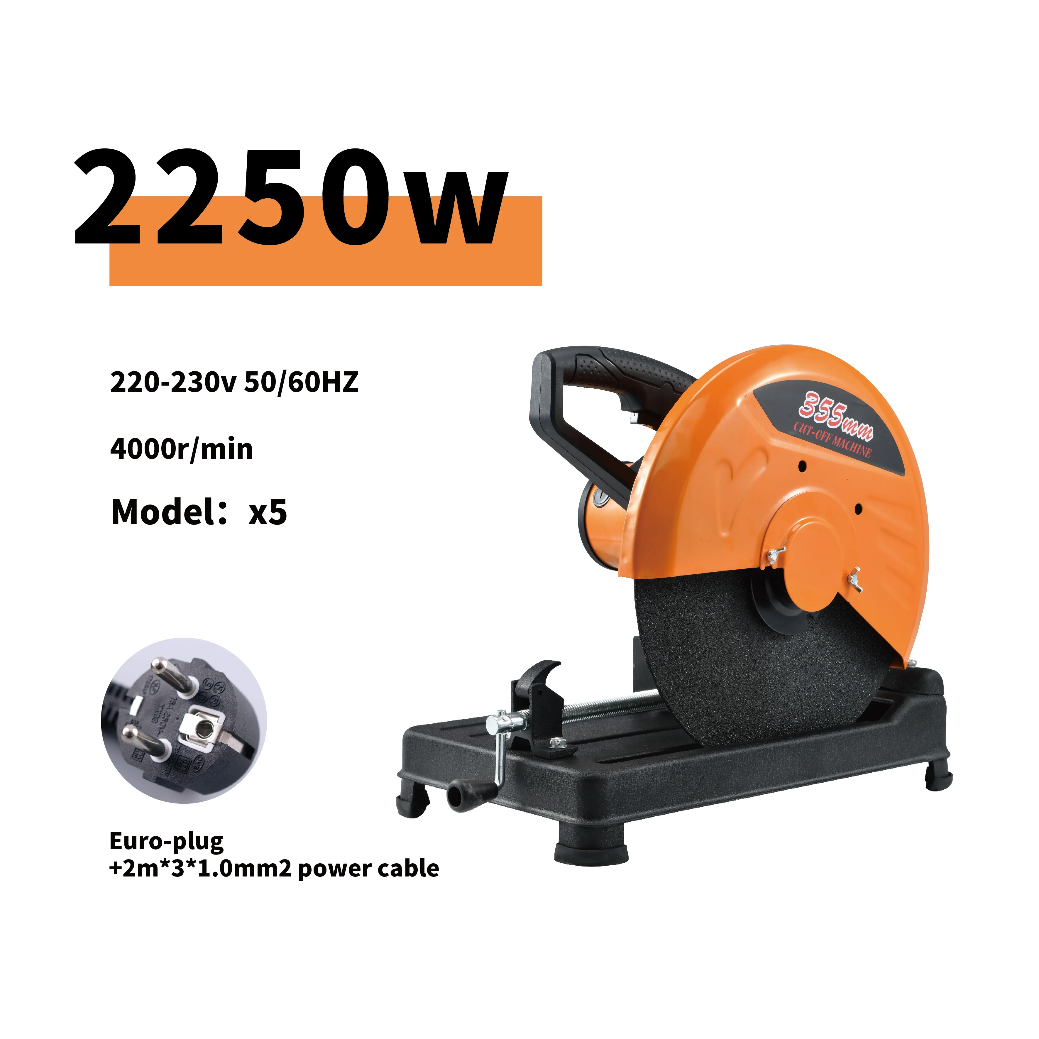 In-stock wholesale Metal 355mm Cut Off Machine Cut Saw Abrasive Wheel Machine Spare Parts Provided Gearbox Online Support Retail
