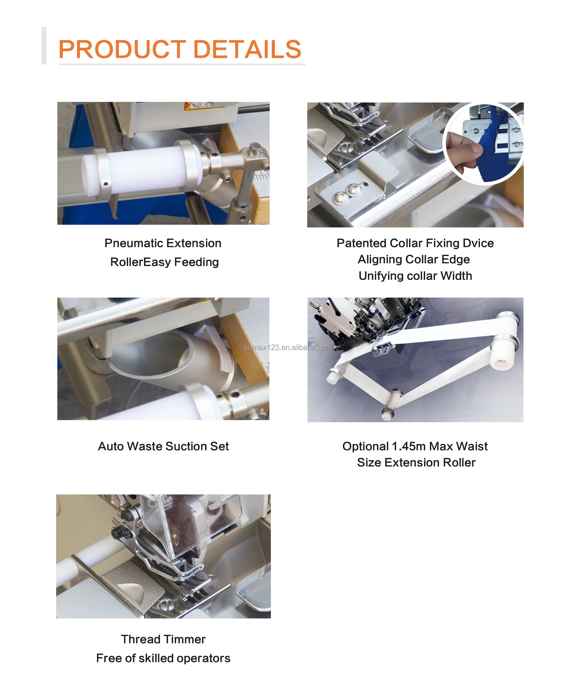 Somax SM-01B Auto Knits Neck Joining Sewing Machine Used Industrial Sewing Machines for T-shirt industrial sewing machine 4