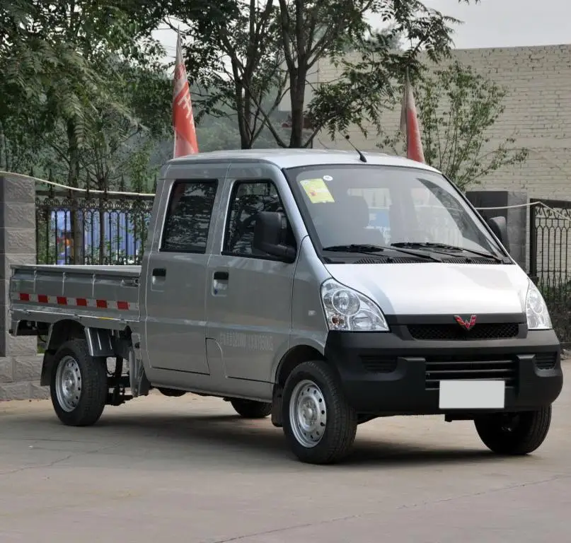 Wuling China Mini Right Hand Drive Pickup Truck Price With Truck Cab Air Conditioner Small Truck Mini Pickup