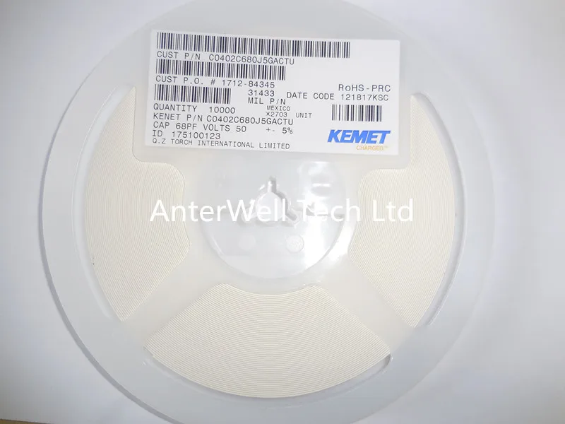Multilayer Ceramic Capacitor CC0402BRNPO9BN4R3 CAP CER 4.3PF 50V C0G/NPO 0402