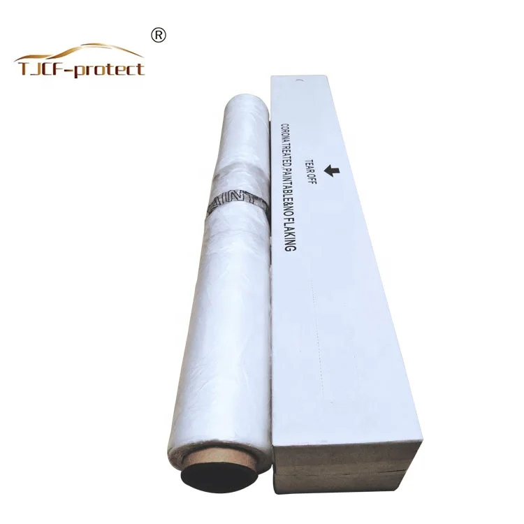 Masking Sheeting Film Car Cover Bodyshop Paint Restoration Diy Paint
