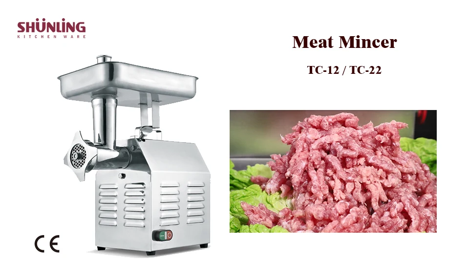 electric stainless steel manual meat grinder commercial meat grinder