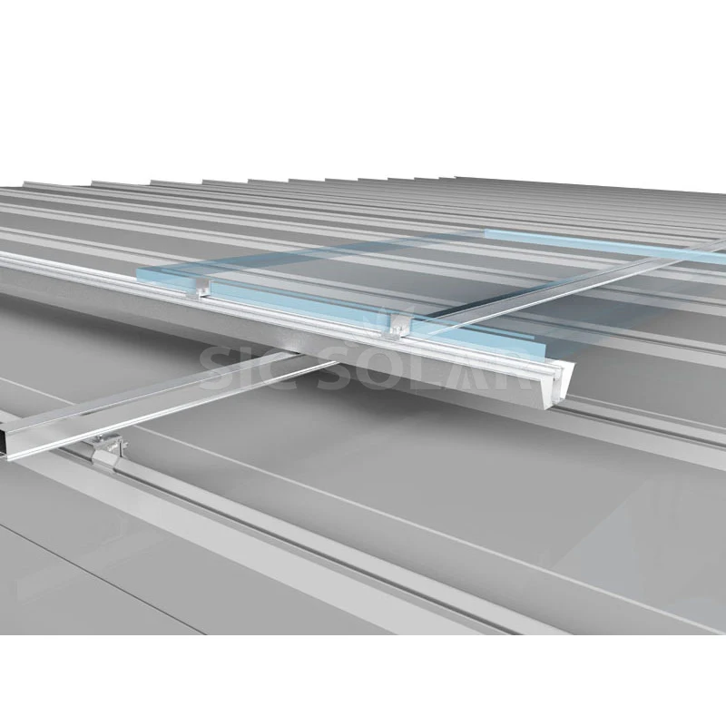 Pv Standing Seam Roof Solar Mounting Solar Tin Roof Clamp Solar Aluminum Clip Lock
