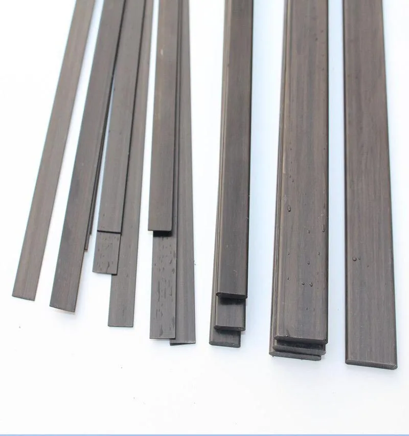 Factory Price Square Flat Bar Customized Square Carbon Fiber Threshold Strip