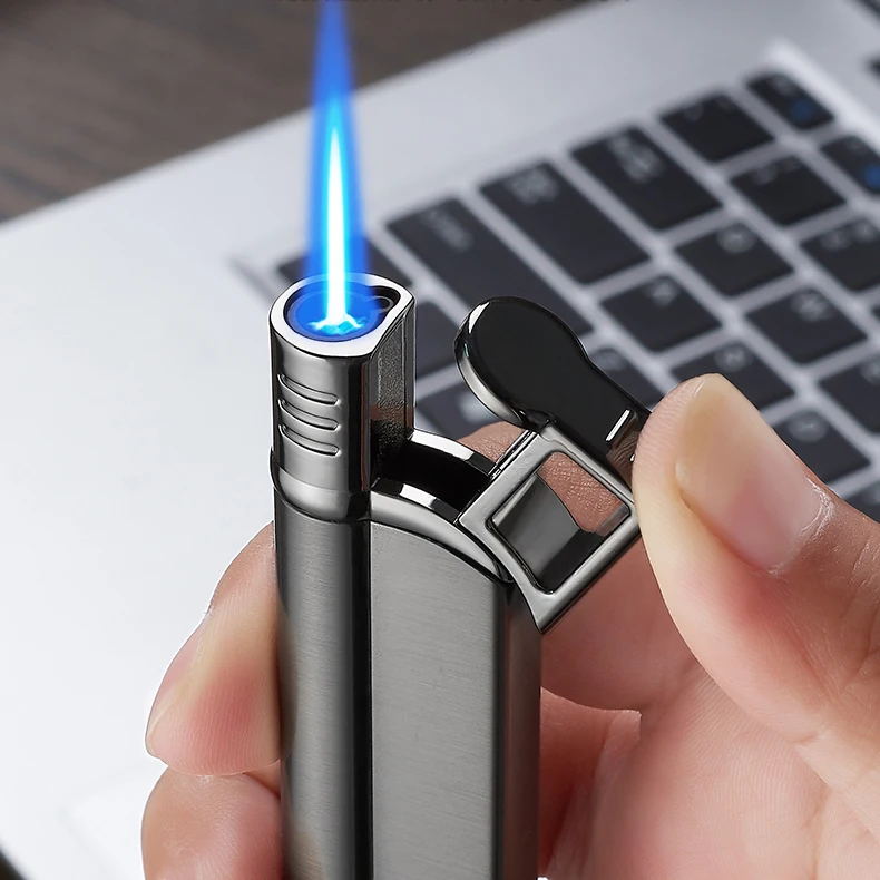 New Arrivals Single Flame Jet Lighter CUSTOM LOGO wholesale cheap price smoking sets windproof portable cigar cigarette lighters