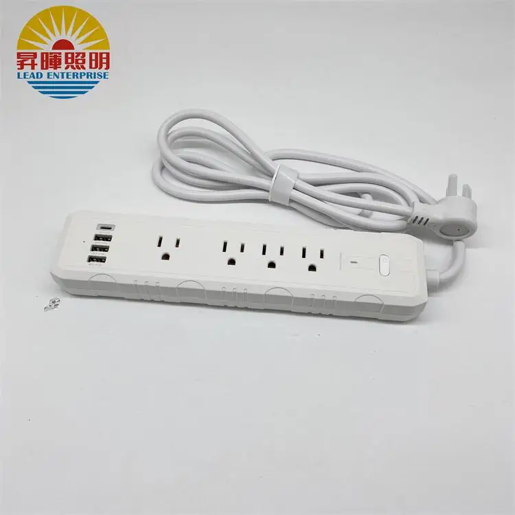 Новый тренд Универсальный Usb C Смарт зярядным устройством расширения розетки Способ Розетки США штекер устройство защиты от перенапряжения сетевой фильтр