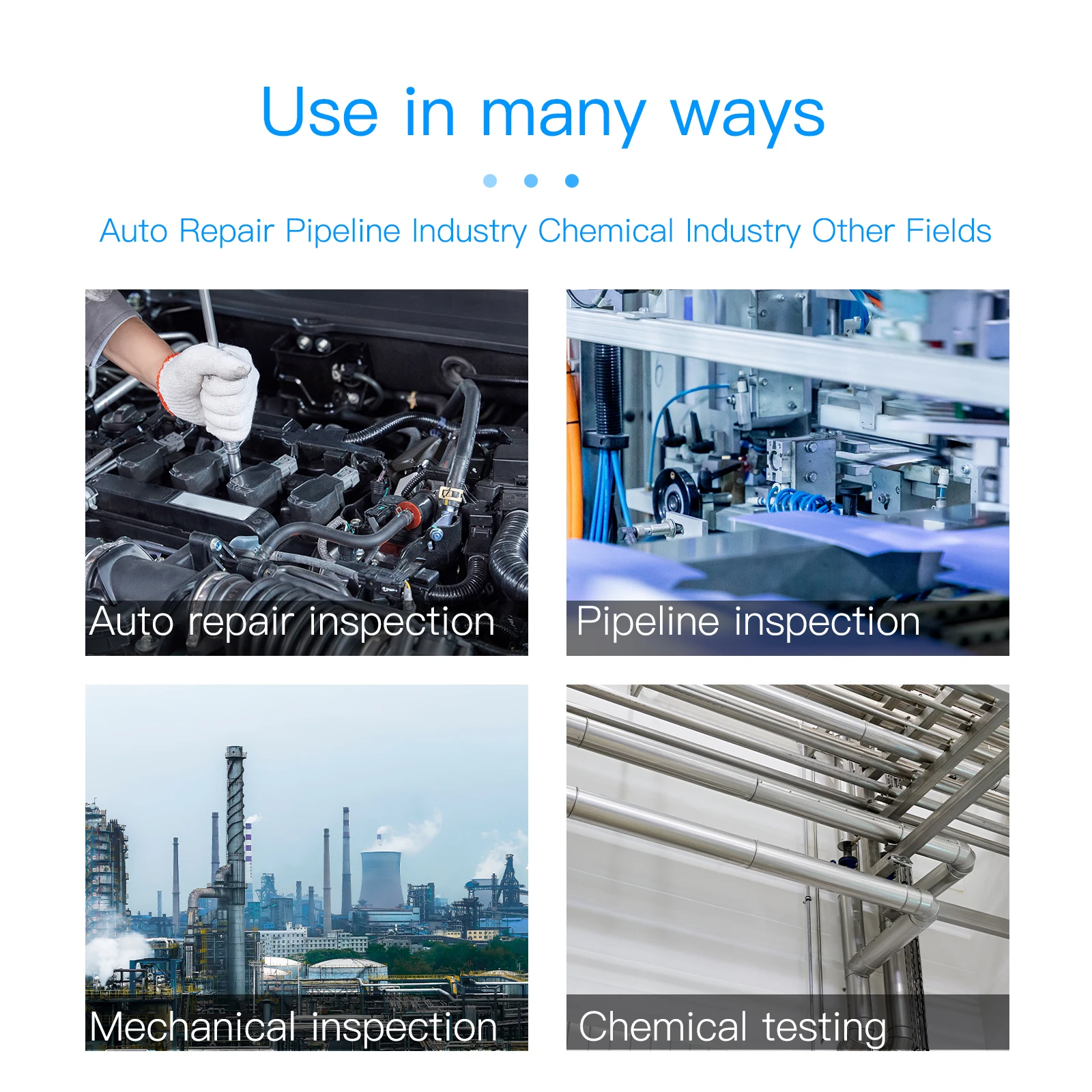 Камера-Эндоскоп P100 объектив 5 мм экран 2 4 дюйма 10 метров