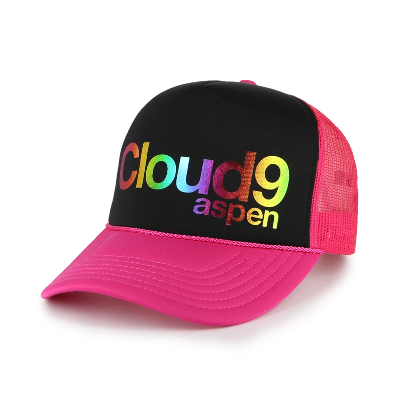 FOAM TRUCKER CUSTOM LOGO COLORFUL FOIL PRINT